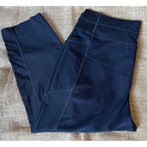 Tangerine Dark Grey Sportswear Leggings Sz XL Womens with Side Pockets High Rise